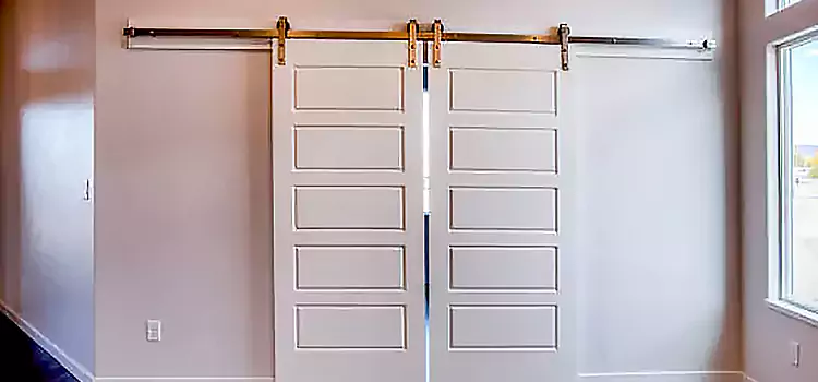 Glass Barn Door with Installation Hardware Kit Galveston